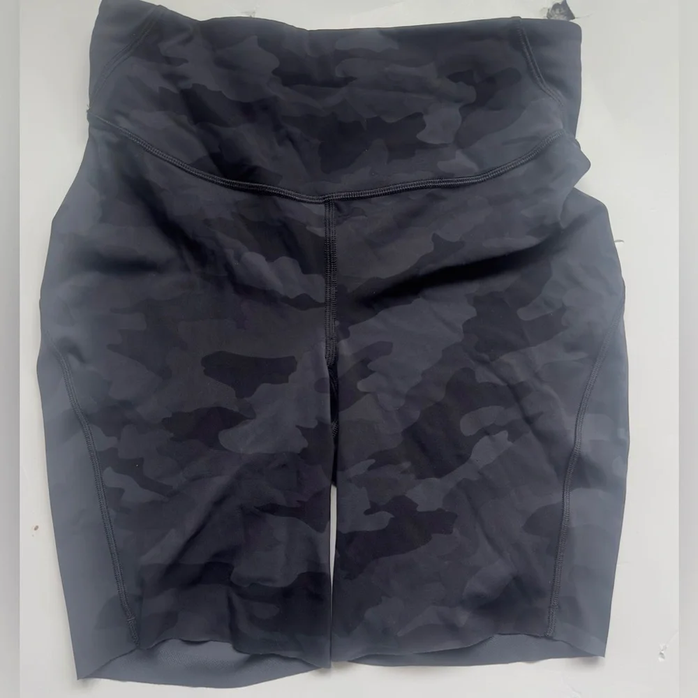 Lululemon Wunder Train Biker Short Camo 8”
